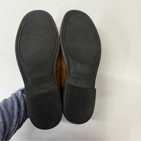 Ralph Lauren Tan Suede Kennith Slip On Loafers Size 8.5D - Picture 10 of 10